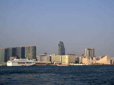 Kowloon waterfront from Hong Kong island,Hong Kong.0230DHK